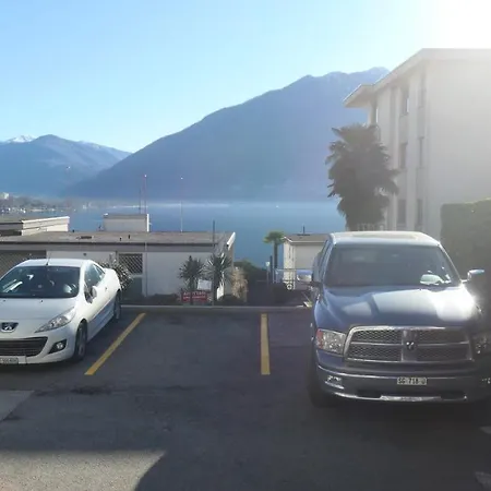 Apartment Seesicht Tessin Nahe Locarno Tenero Wintergarten