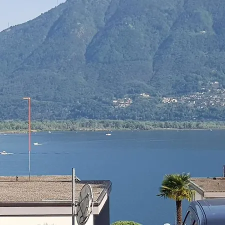 Seesicht Tessin Nahe Locarno Tenero Wintergarten *