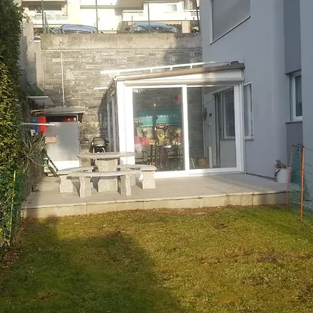 Seesicht Tessin Nahe Locarno Tenero Wintergarten Apartment